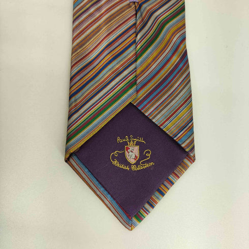 ポールスミス Paul Smith マルチカラー ストライプ ネクタイ メンズ